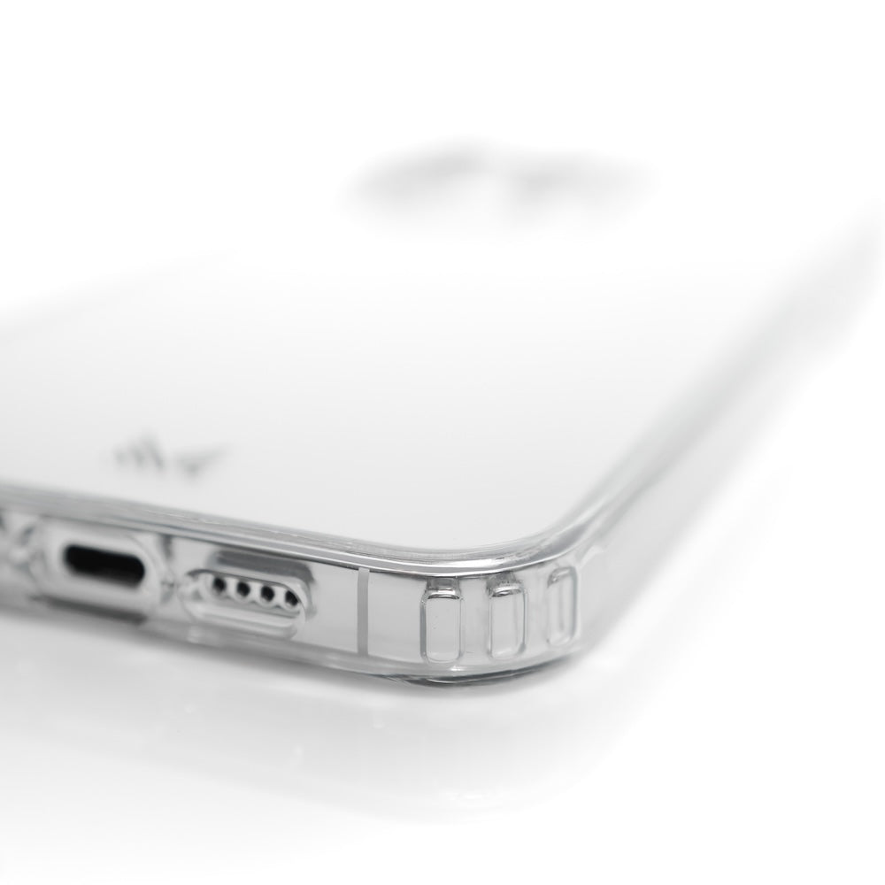 Monocozzi ESSENTIALS | Magsafe Compatible Shockproof Hybrid Case for iPhone Pro - Transparent
