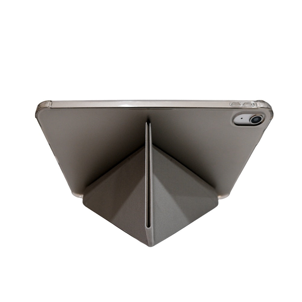 Monocozzi LOCOMOTION Folio Case with Pencil Slot for iPad 10th Generation/A16 Elephant Grey