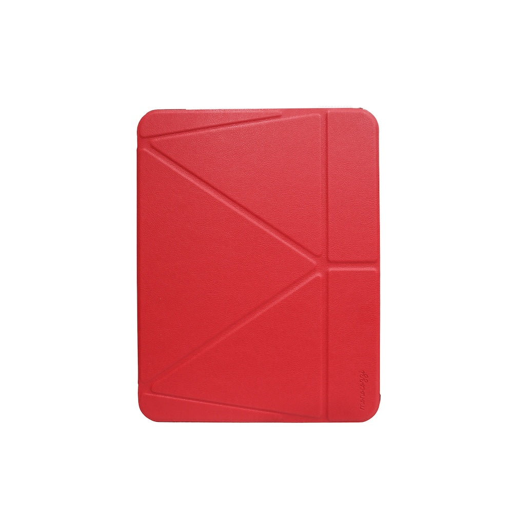 Monocozzi LOCOMOTION Folio Case with Pencil Slot for iPad 10th Generation/A16 Vermillion