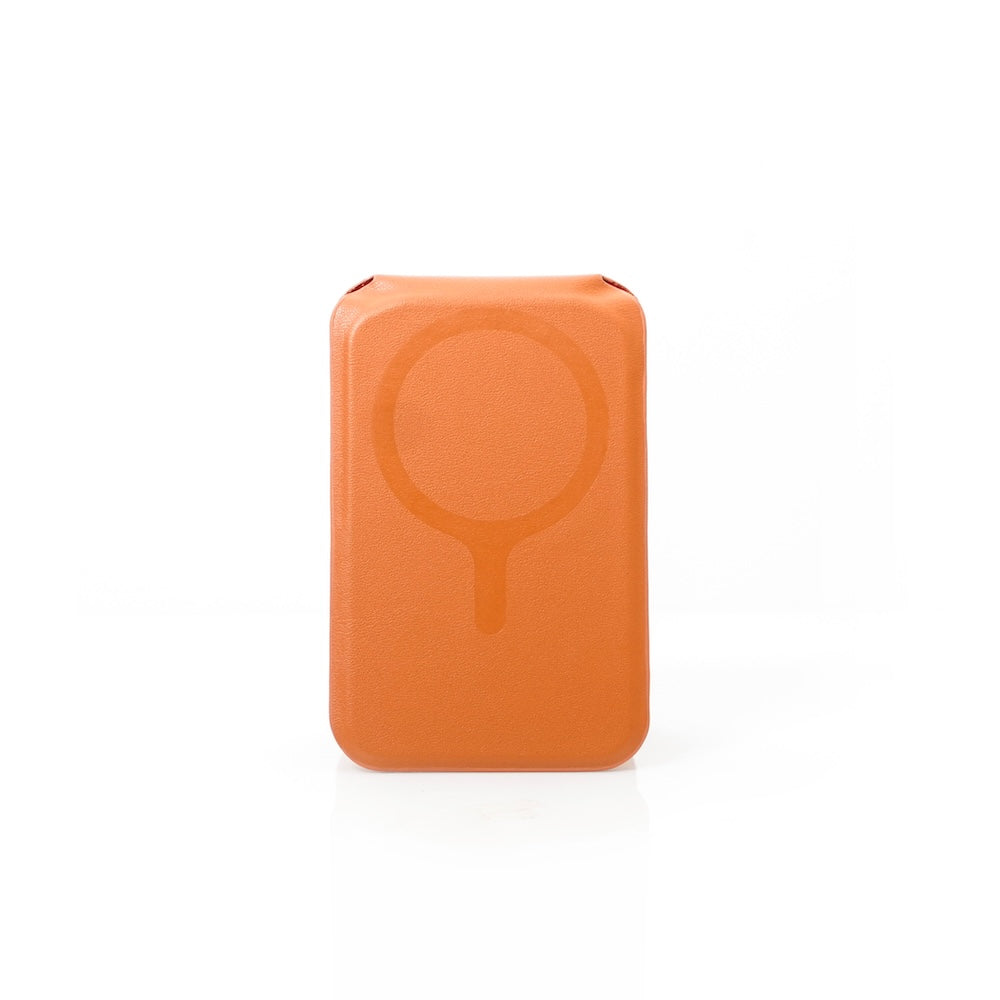 Monocozzi LUCID Refined | Biodegradable Leather Magnetic Stand Wallet for iPhone - English Tan