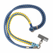 Monocozzi PRISMATICA Braided Wide Adjustable Neck Strap Lavender/Yellow