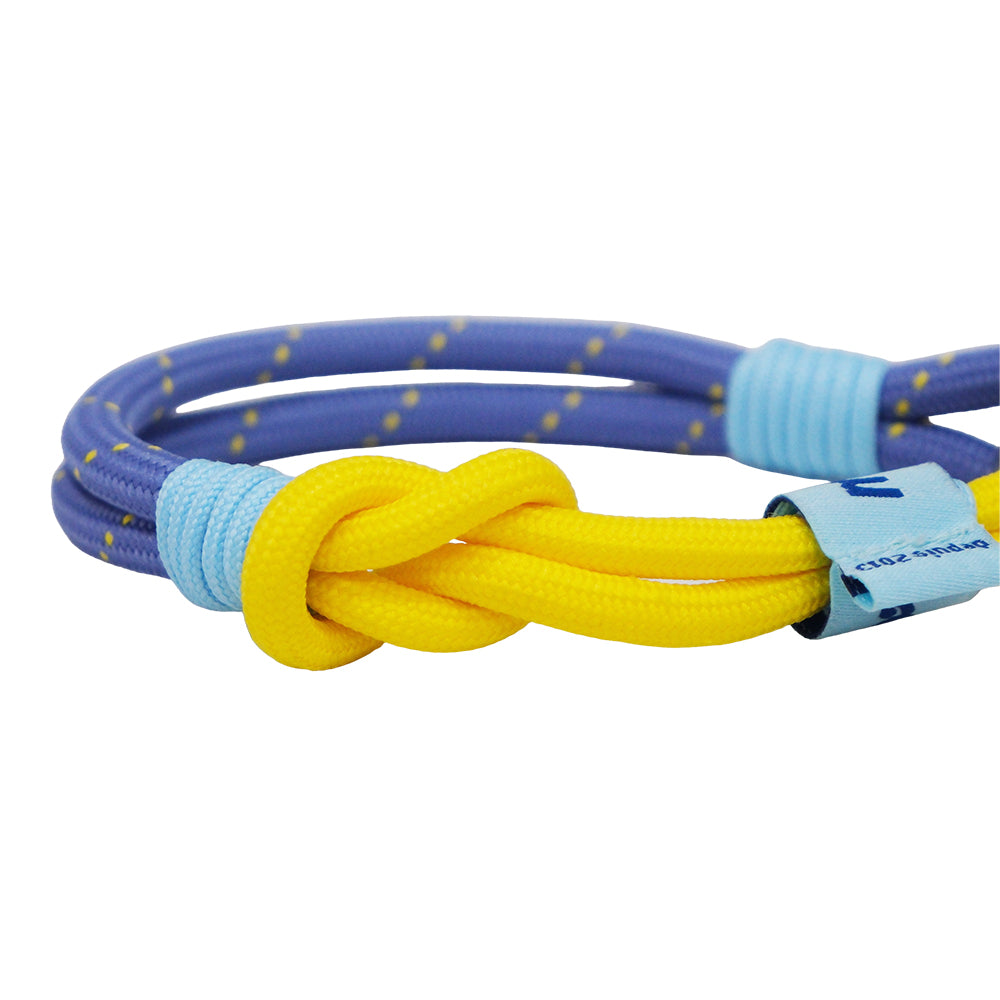 Monocozzi PRISMATICA Knotted Wrist Strap Lavender/Yellow