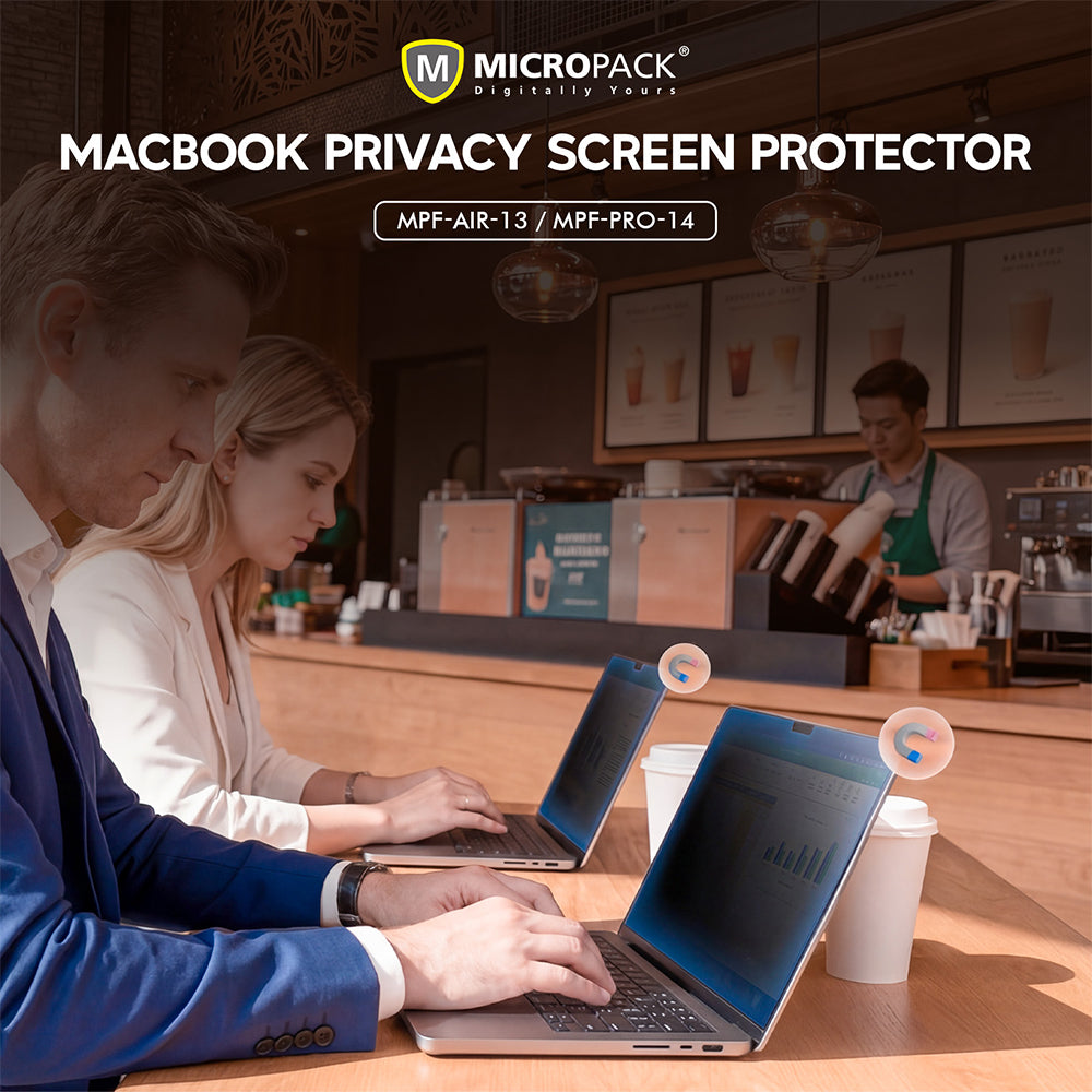 MicroPack Magnetic Privacy Screen Protector for 14-inch MacBook Pro M1/M2/M3/M4/M5