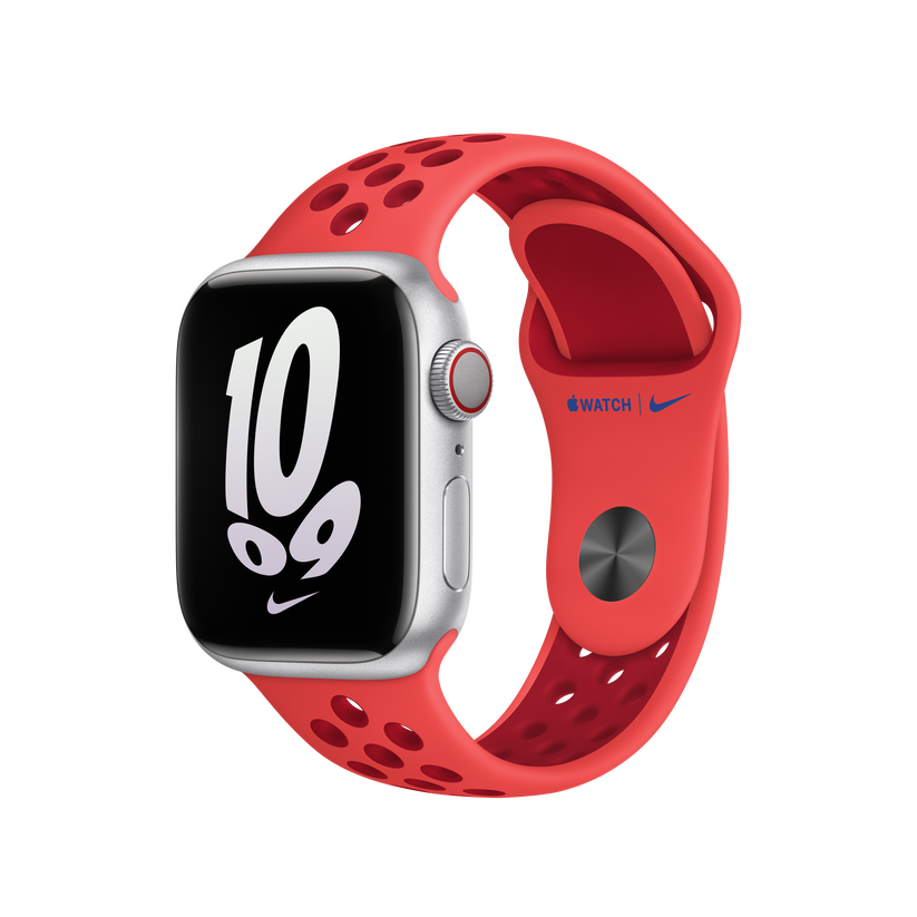 Apple 41mm Bright Crimson Gym Red Nike Sport Band iStudio Singapore
