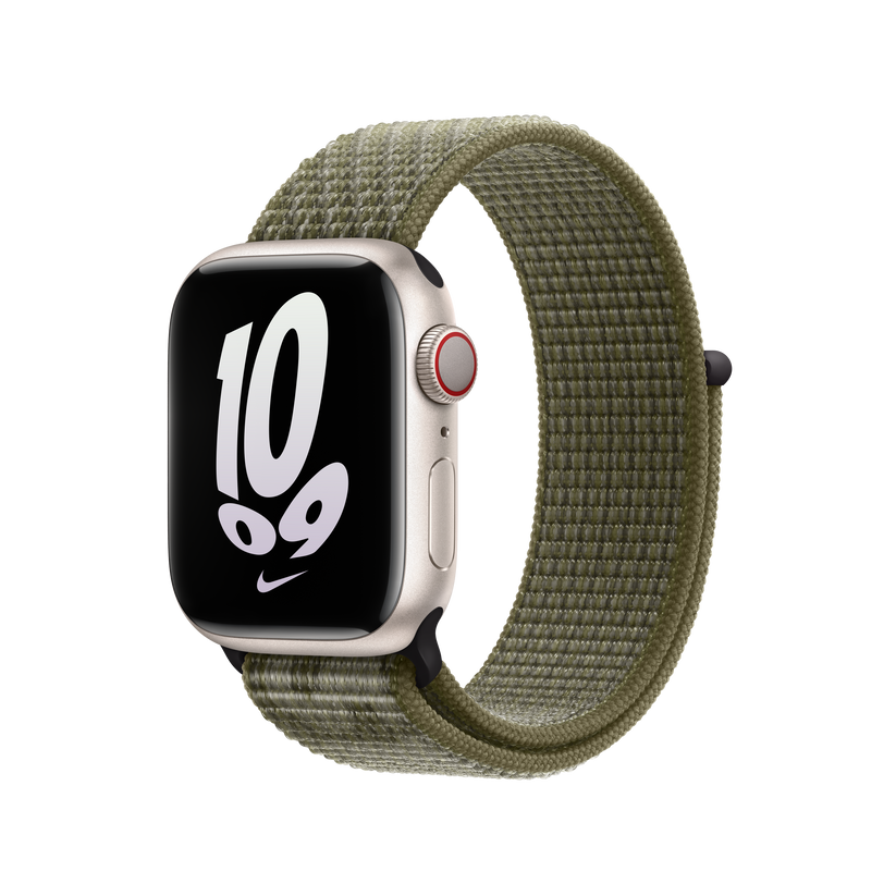 Apple 41mm Sequoia Pure Platinum Nike Sport Loop iStudio Singapore