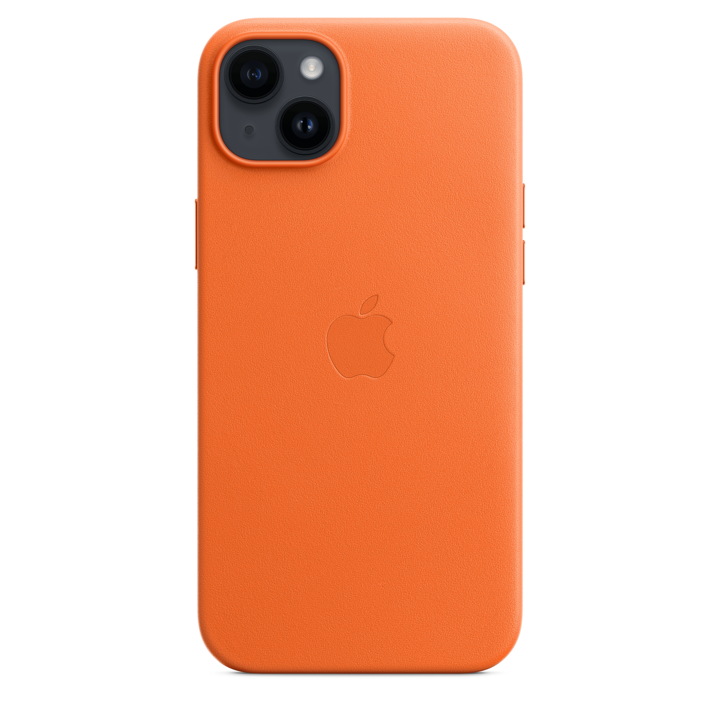 Apple iPhone 14 Plus Leather Case with MagSafe - Orange