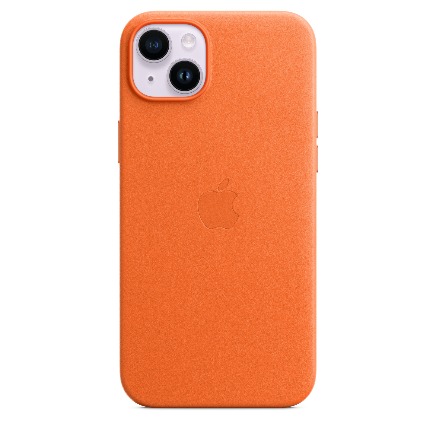Apple iPhone 14 Plus Leather Case with MagSafe - Orange