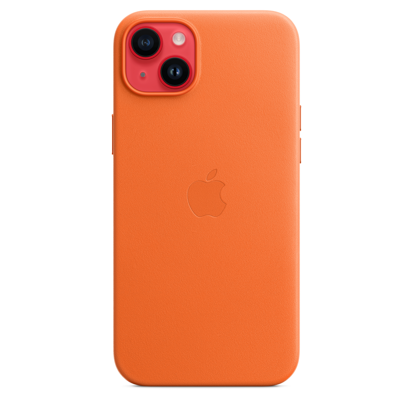 Apple iPhone 14 Plus Leather Case with MagSafe - Orange