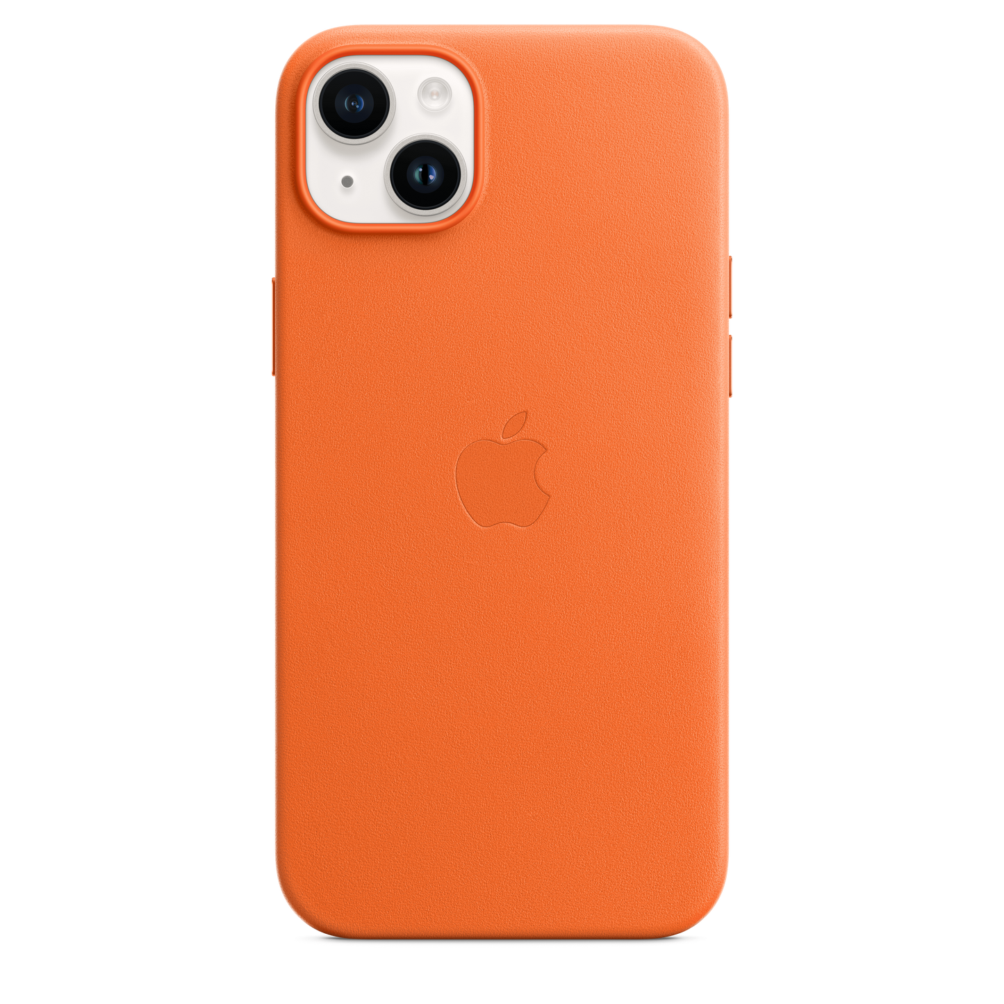 Apple iPhone 14 Plus Leather Case with MagSafe - Orange