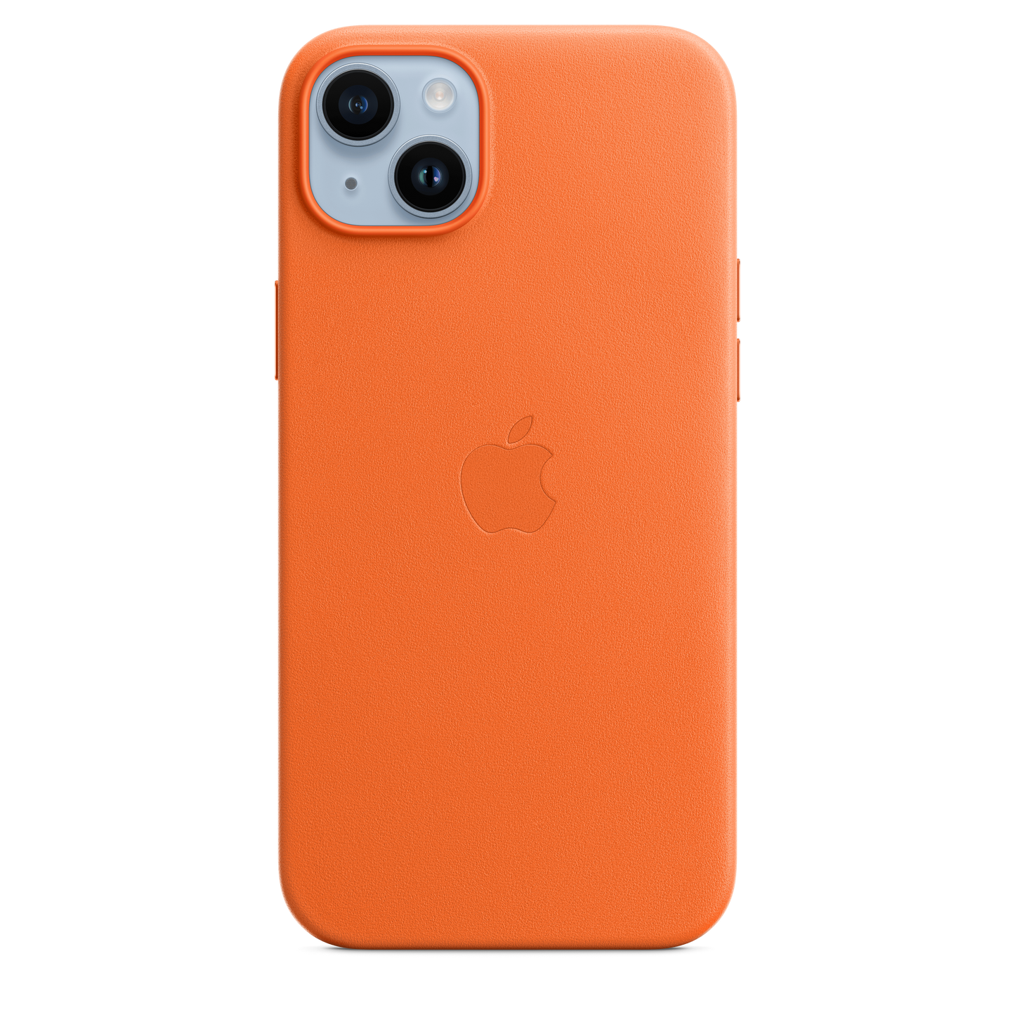 Apple iPhone 14 Plus Leather Case with MagSafe - Orange