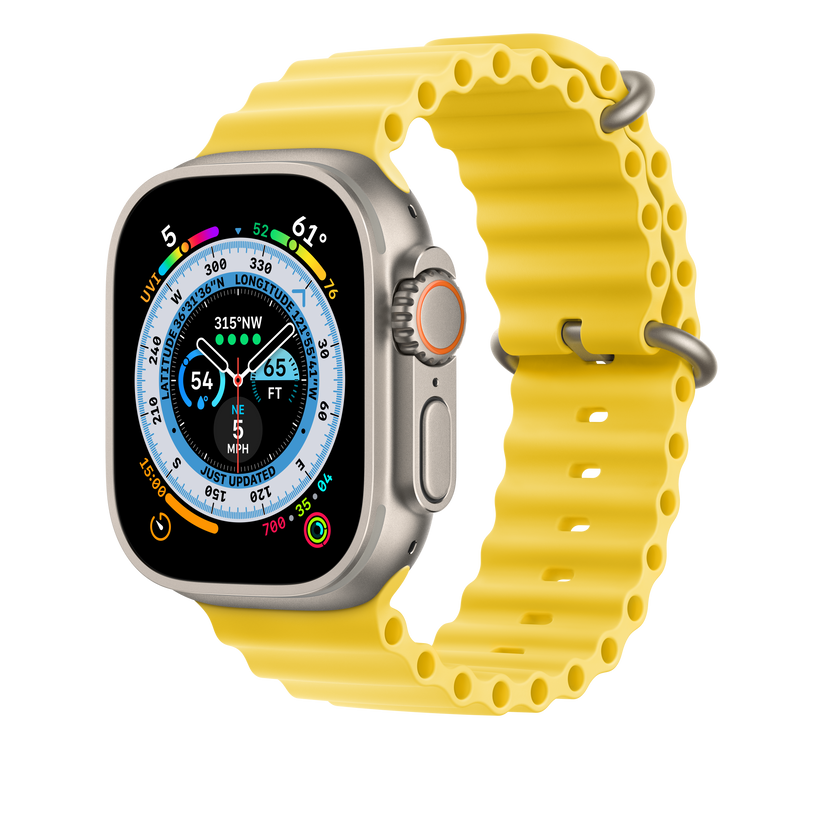 Apple 49mm Yellow Ocean Band Extension iStudio Singapore