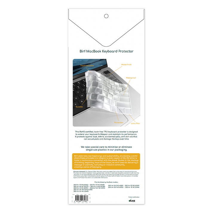 Birf MacBook Keyboard Protector – iStudio Singapore