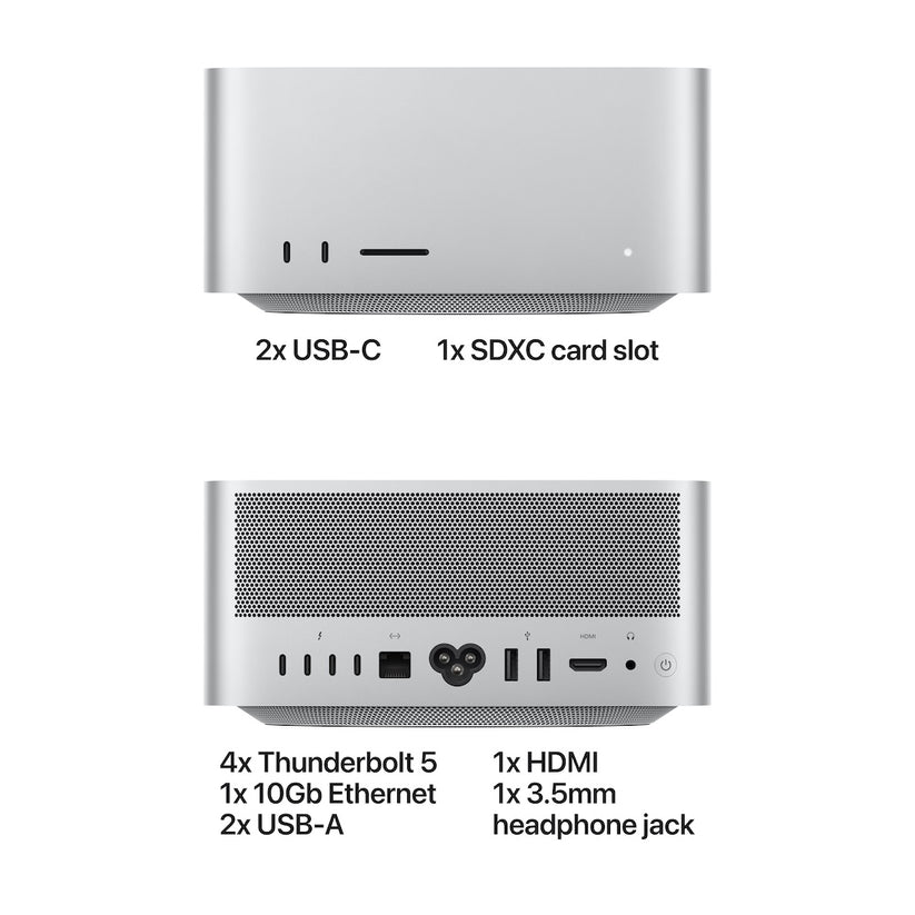 [BACKORDER] Mac Studio: Apple M5 Max chip with 18-core CPU and 32-core GPU, 512GB SSD