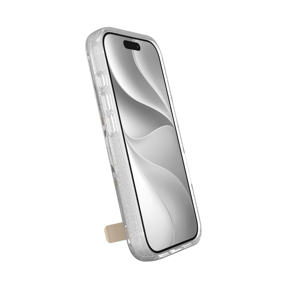 ZAGG Milan Snap KickStand Case iPhone 17/18 Pro Glitter Gold