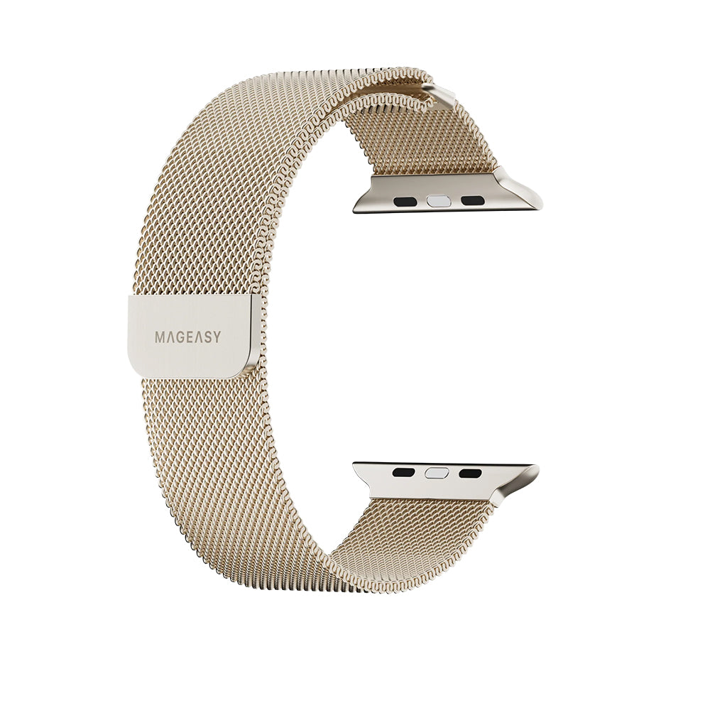 MagEasy Milanese Loop for Apple Watch 38/40/41/42mm(2025/2024) Starlight