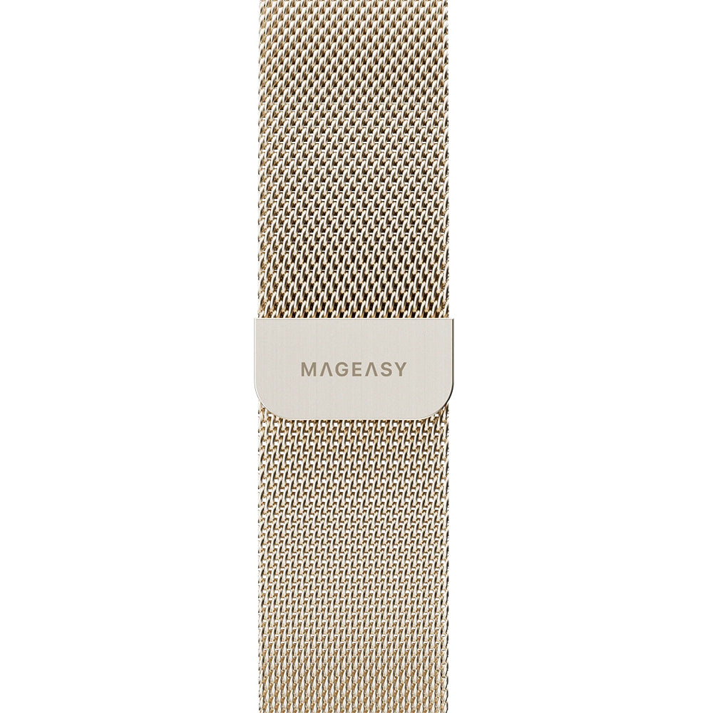MagEasy Milanese Loop for Apple Watch 38/40/41/42mm(2025/2024) Starlight