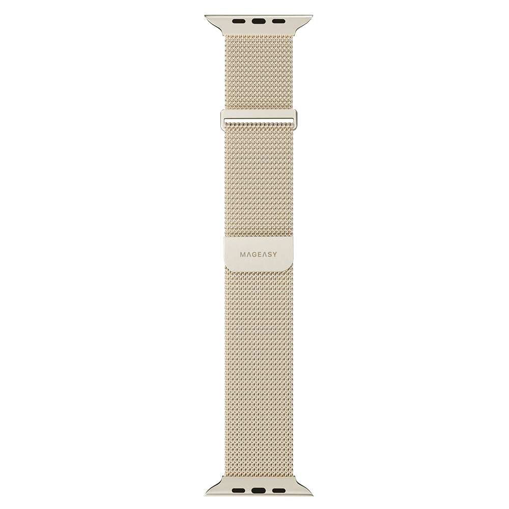 MagEasy Milanese Loop for Apple Watch 38/40/41/42mm(2025/2024) Starlight