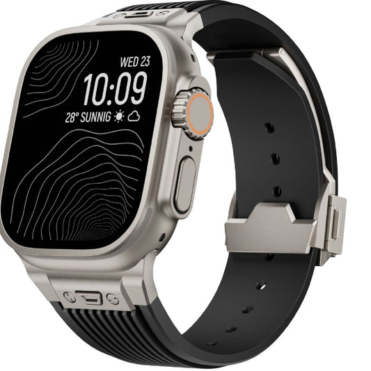 Monocozzi ESSENTIALS Premium Liquid Silicone Strap 44/45/46/49mm Black