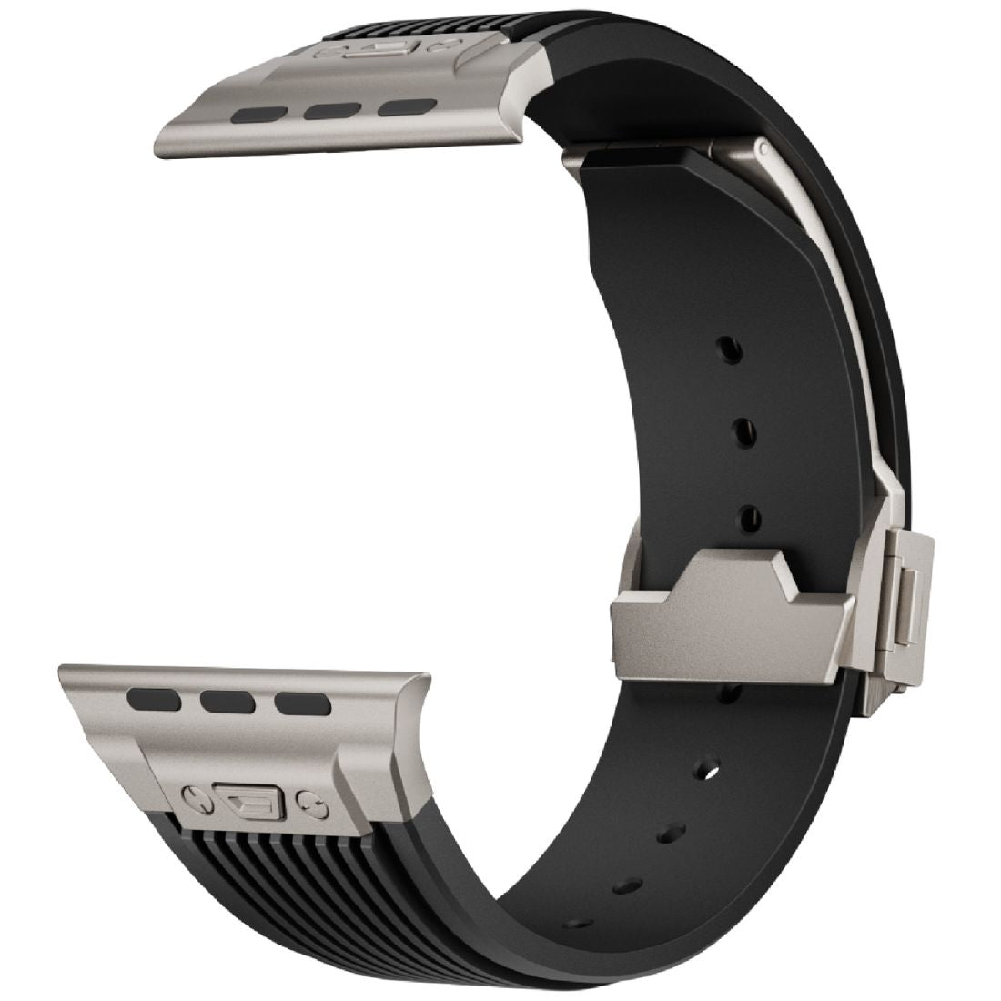 Monocozzi ESSENTIALS Premium Liquid Silicone Strap 44/45/46/49mm Black