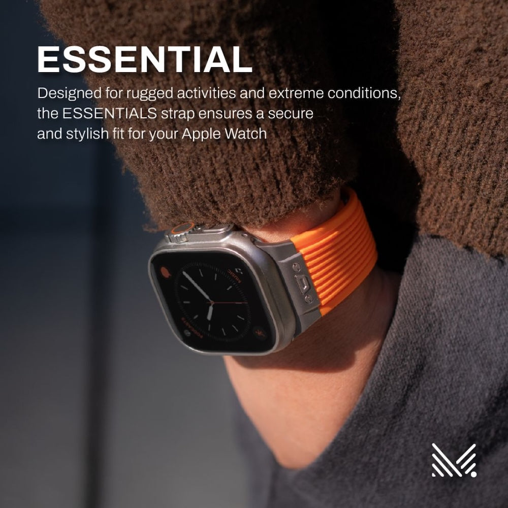 Monocozzi ESSENTIALS Premium Liquid Silicone Strap 44/45/46/49mm Orange