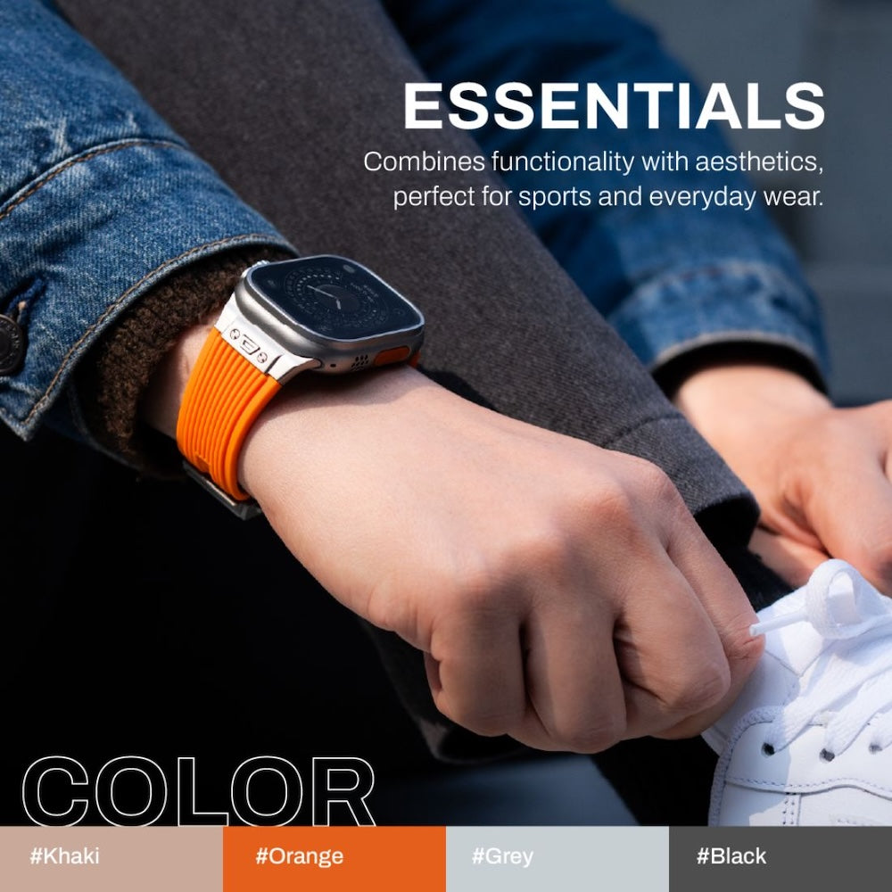 Monocozzi ESSENTIALS Premium Liquid Silicone Strap 44/45/46/49mm Orange