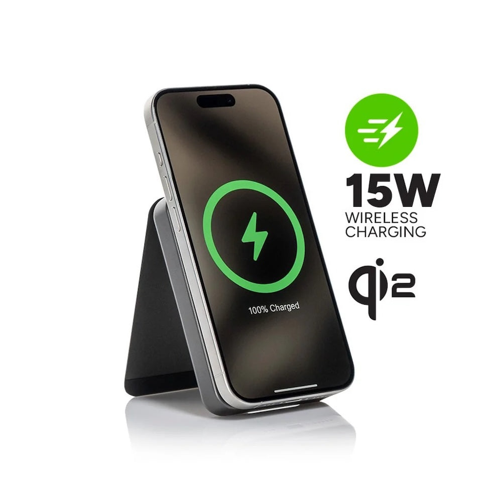 Mophie Powerstation Wireless 5000mAh with stand Qi2 - Black