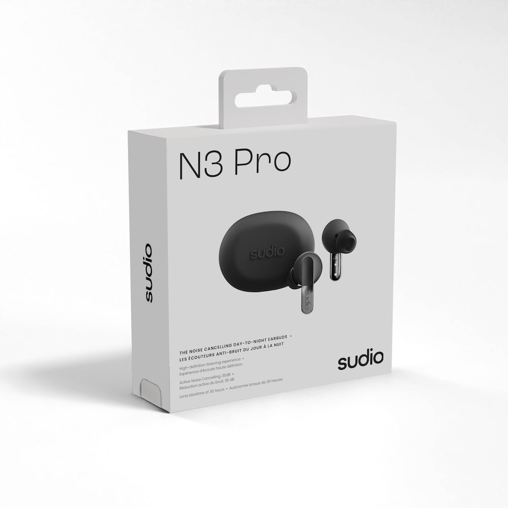 Sudio N3 Pro Wireless Earbuds Black