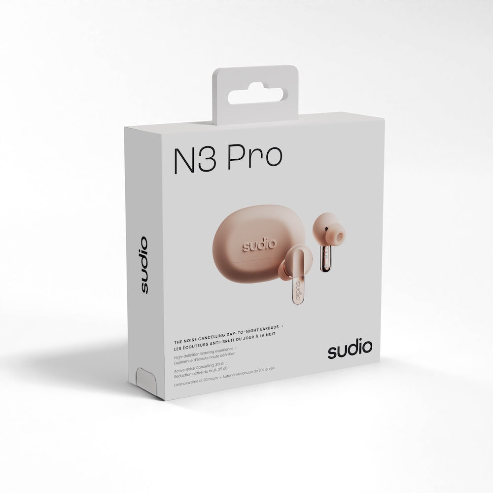 Sudio N3 Pro Wireless Earbuds Pink