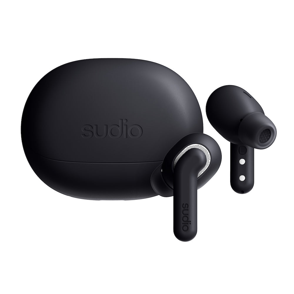 Sudio NOVA Pro Hybrid Noise Cancelling Earbuds - Black