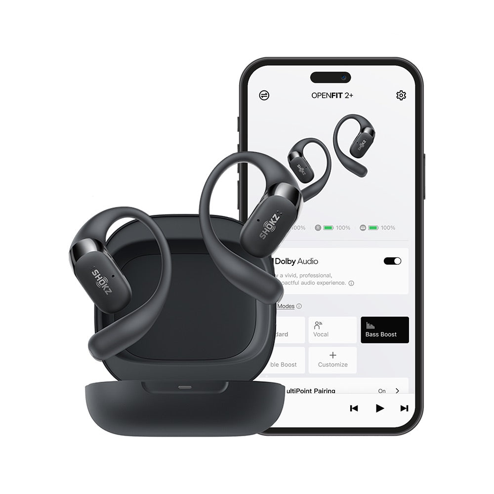 Shokz OpenFit 2+ Black – iStudio Singapore