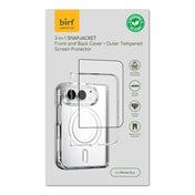 Birf iPhone Duo 3-in-1 SnapJacket (Back Clear Case+Mid Frame+Sub-Screen Protector)