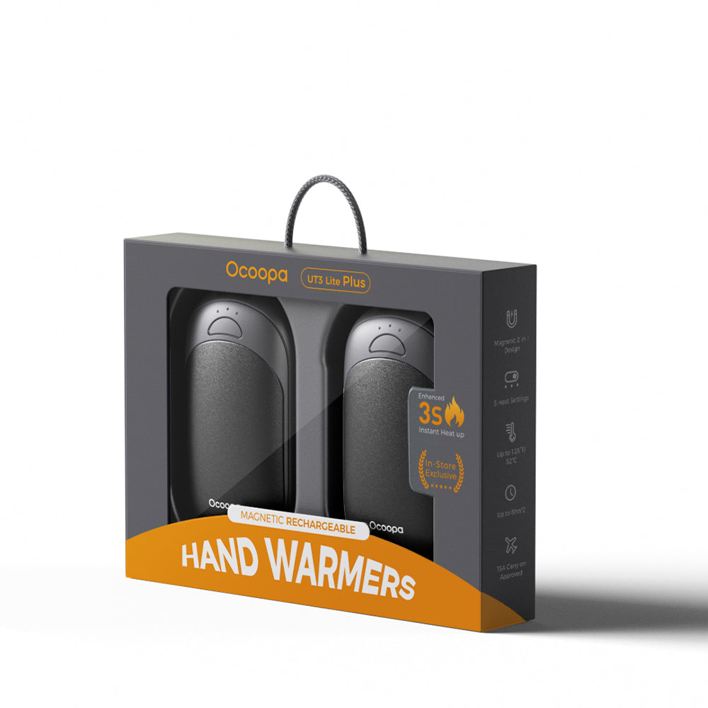Ocoopa UT3 Lite Plus Hand Warmer Black