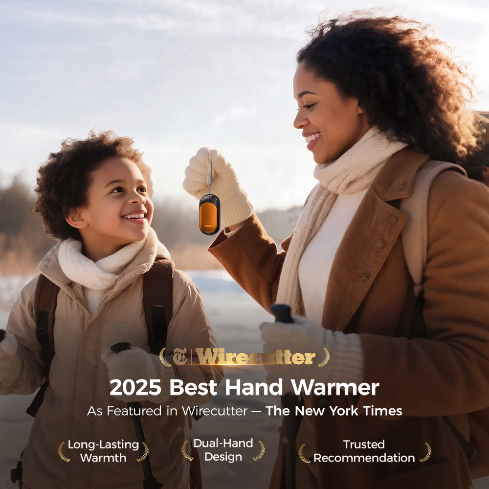 Ocoopa UT3 Lite Plus Hand Warmer Black/Orange