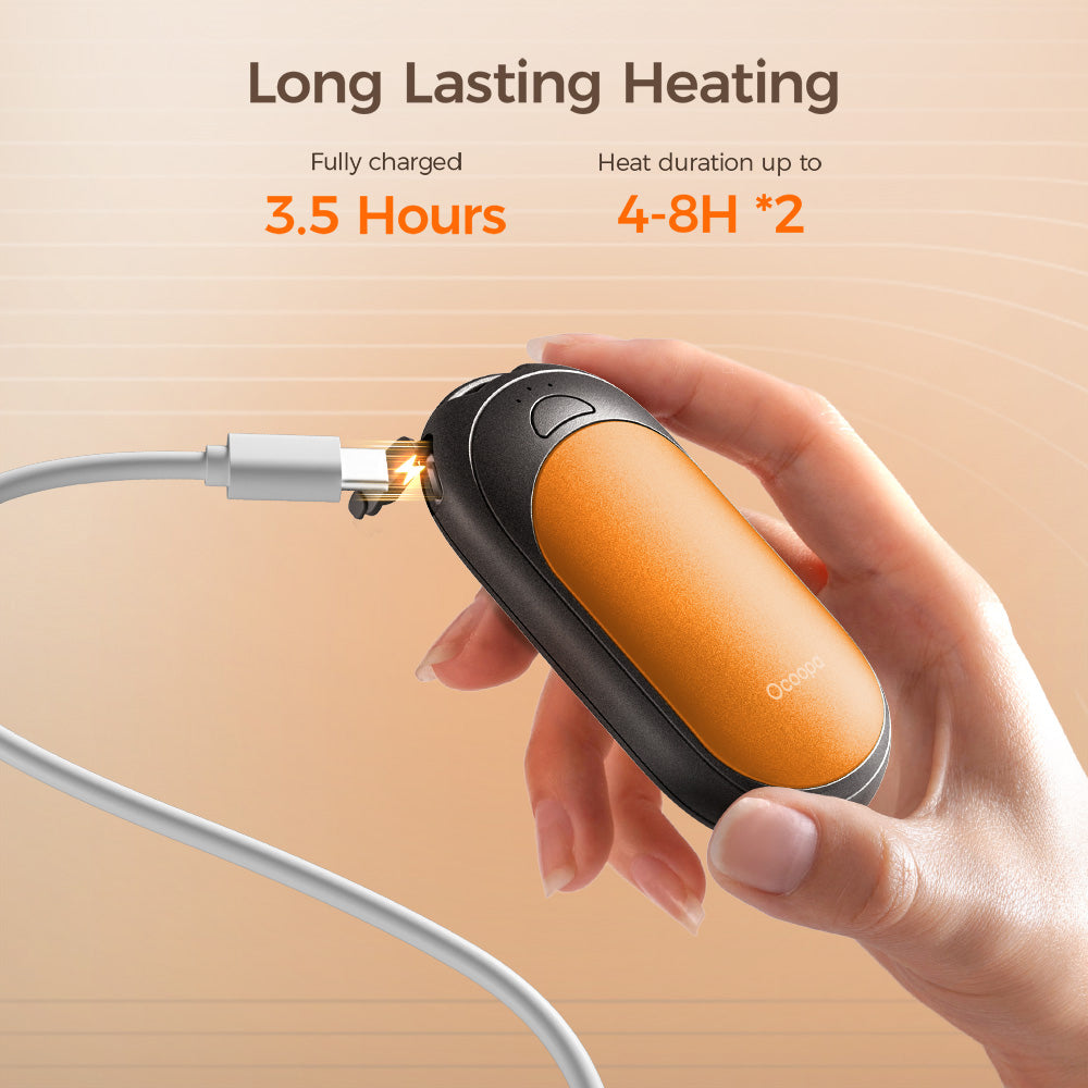 Ocoopa UT3 Lite Plus Hand Warmer Black/Orange