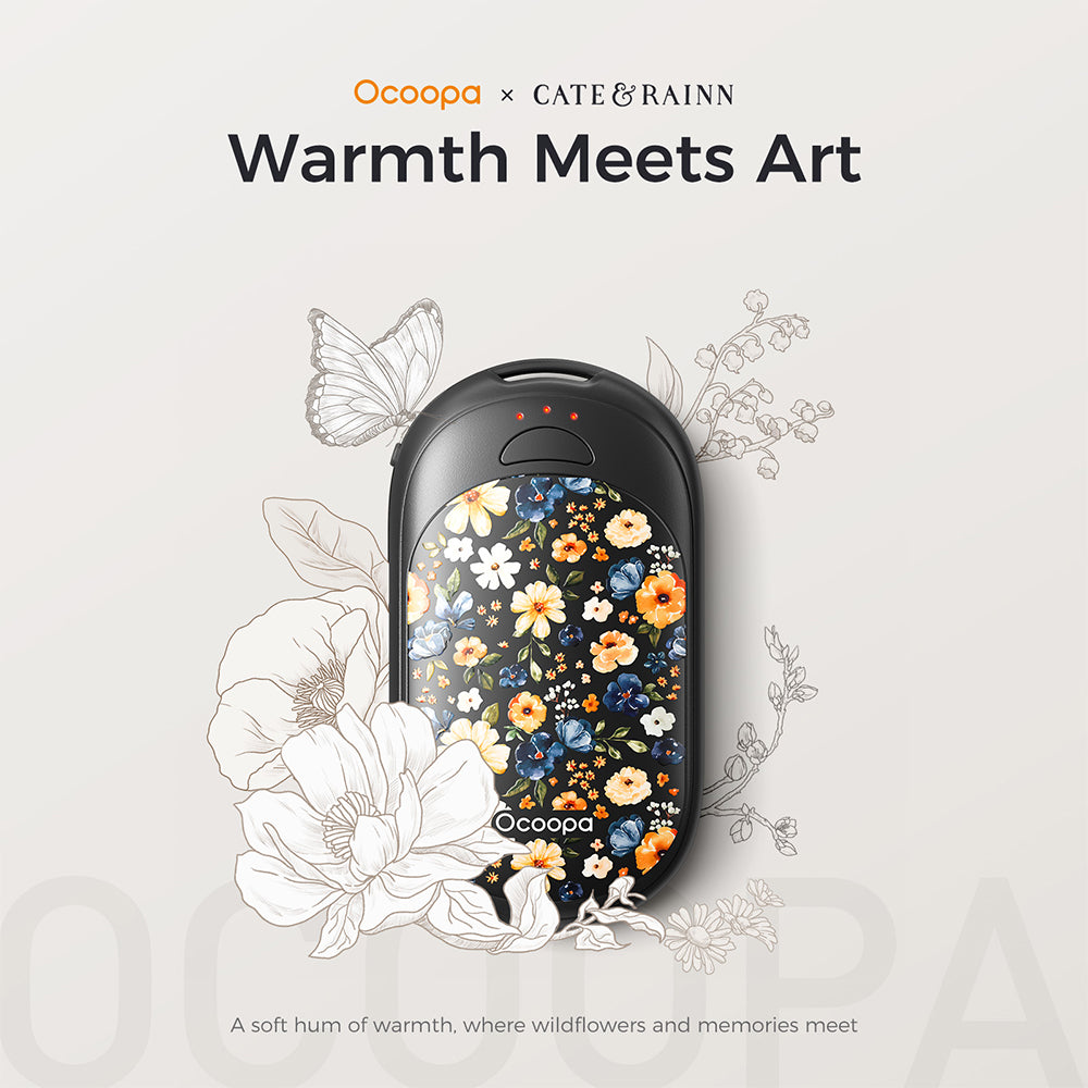 Ocoopa UT3 Lite Plus Hand Warmer Flower