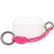 Monocozzi ESSENTIALS Dust Proof Translucent Soft Plastic Case AirPods Pro 3 with Pink Strap