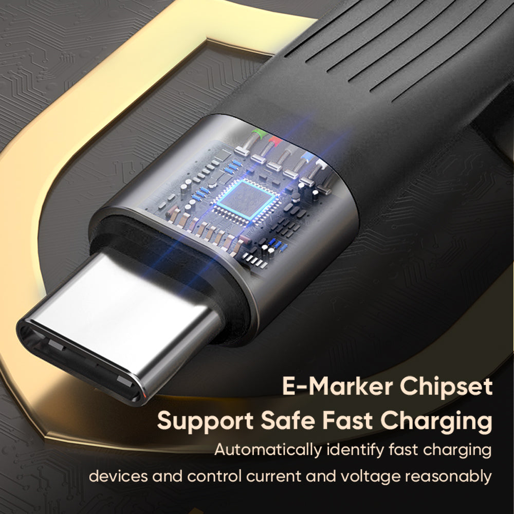 Griffin PowerFlex USB-C to C 240W 40Gbps Keychain Cable 13cm