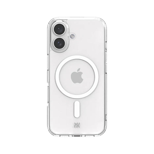 Power Support Air Jacket Mag Hybrid Case with MagSafe for iPhone 16 - Clear