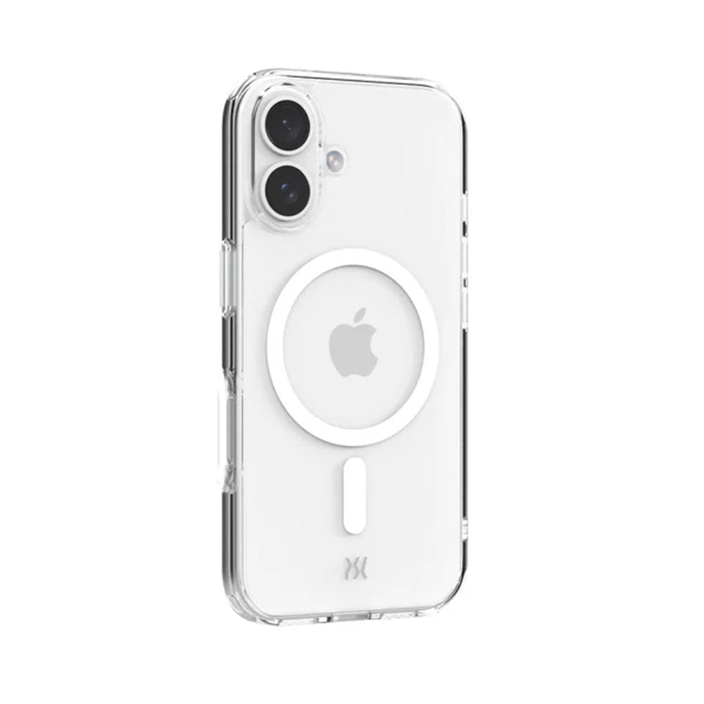 Power Support Air Jacket Mag Hybrid Case with MagSafe for iPhone 16 - Clear