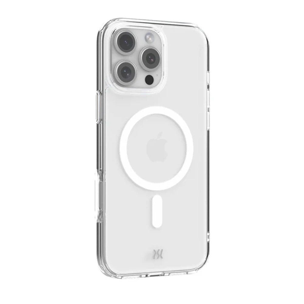 Power Support Air Jacket Mag Hybrid Case with MagSafe for iPhone 16 Pro Max - Clear