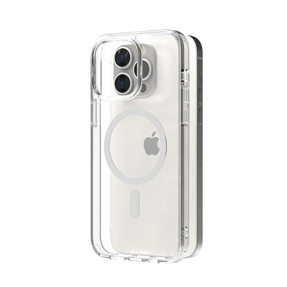 Power Support Air Jacket Mag Hybrid Case with MagSafe for iPhone 13/14 - Clear