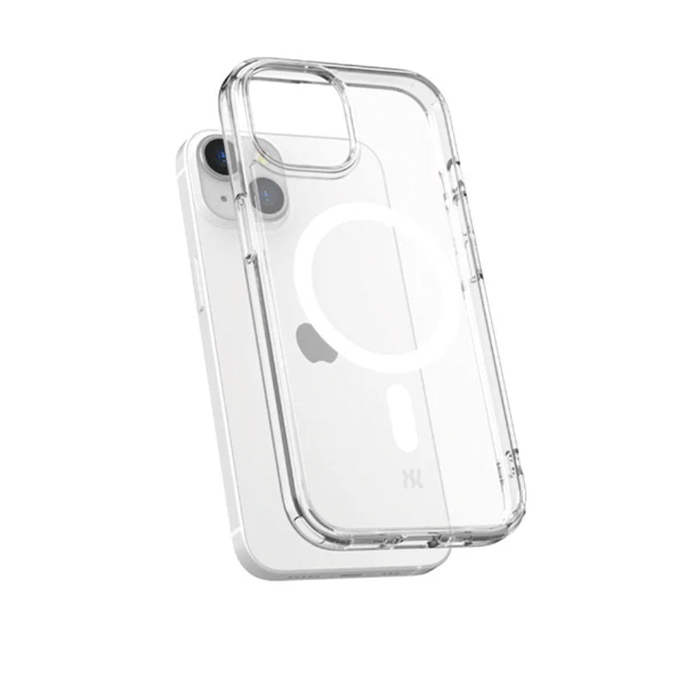 Power Support Air Jacket Mag Hybrid Case with MagSafe for iPhone 15 - Clear