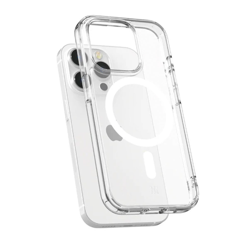 Power Support Air Jacket Mag Hybrid Case with MagSafe for iPhone 15 Pro Max - Clear