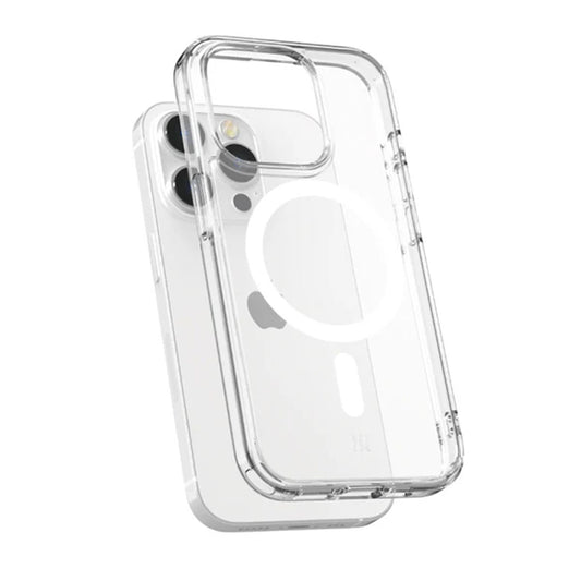 Power Support Air Jacket Mag Hybrid Case with MagSafe for iPhone 15 Pro Max - Clear