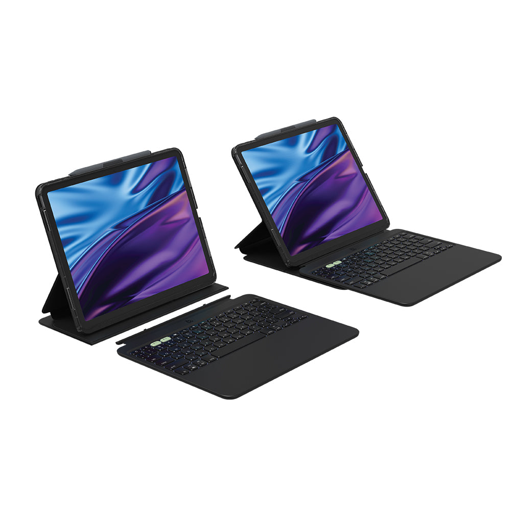 ZAGG Pro Keys 2 Keyboard Case for 13-inch iPad Air (M2/M3/M4) - Black