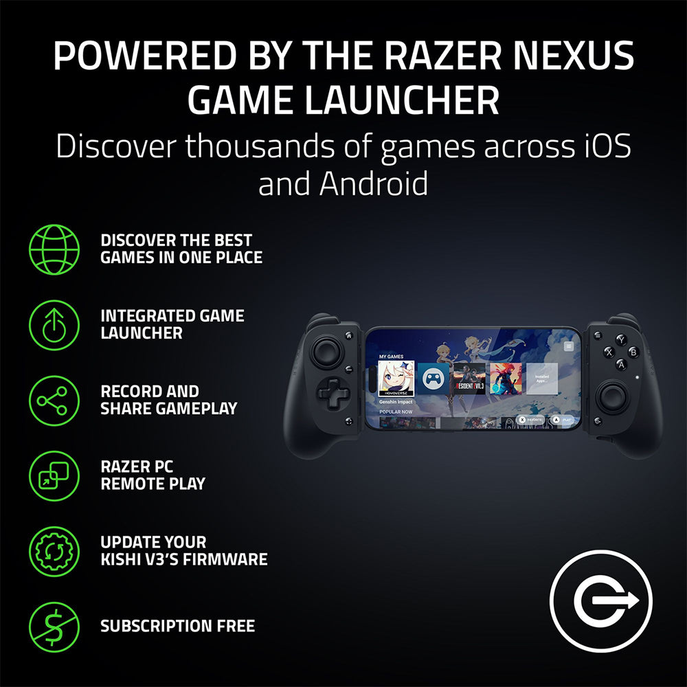Razer Kishi V3 USB-C Gaming Controller for Phones