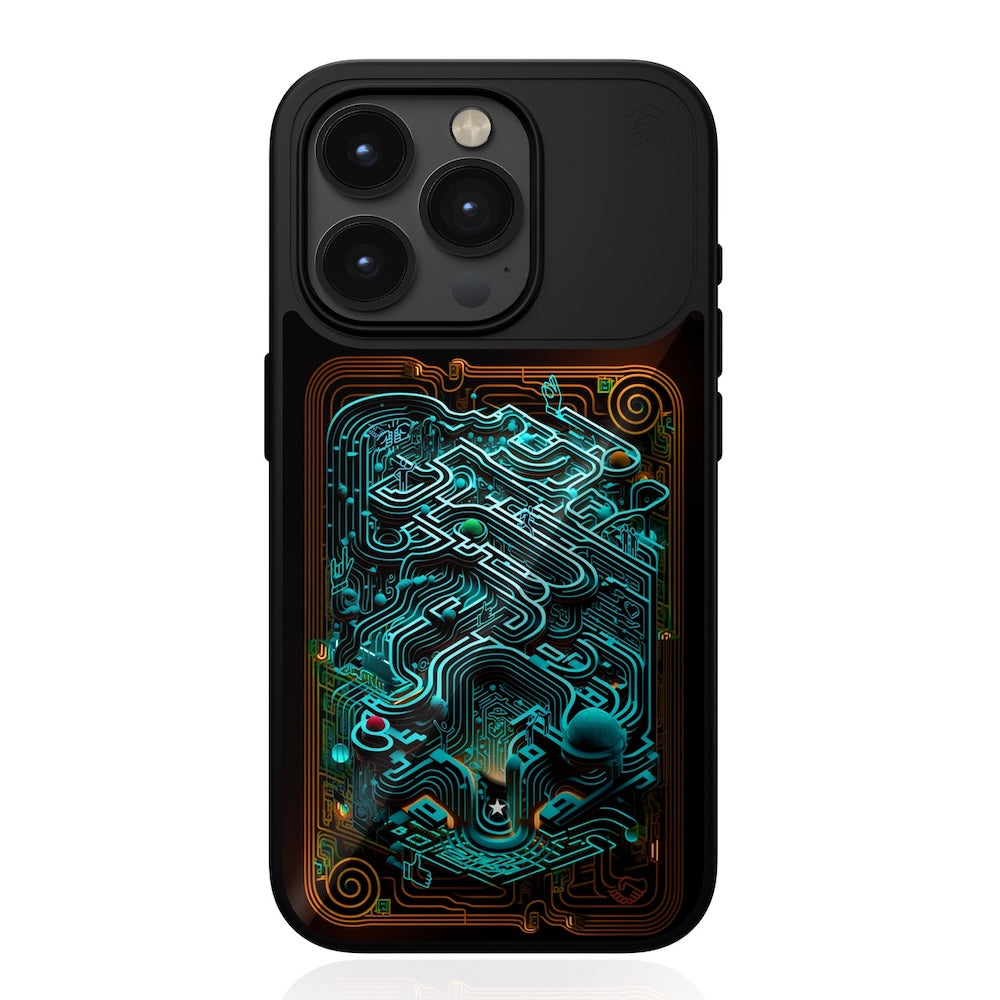 STM Reveal Warm Magsafe Case iPhone 15 Pro - Black Realm