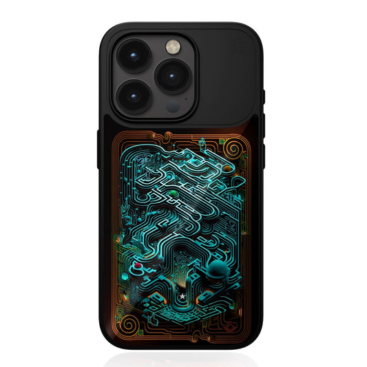 STM Reveal Warm Magsafe Case iPhone 15 Pro - Black Realm