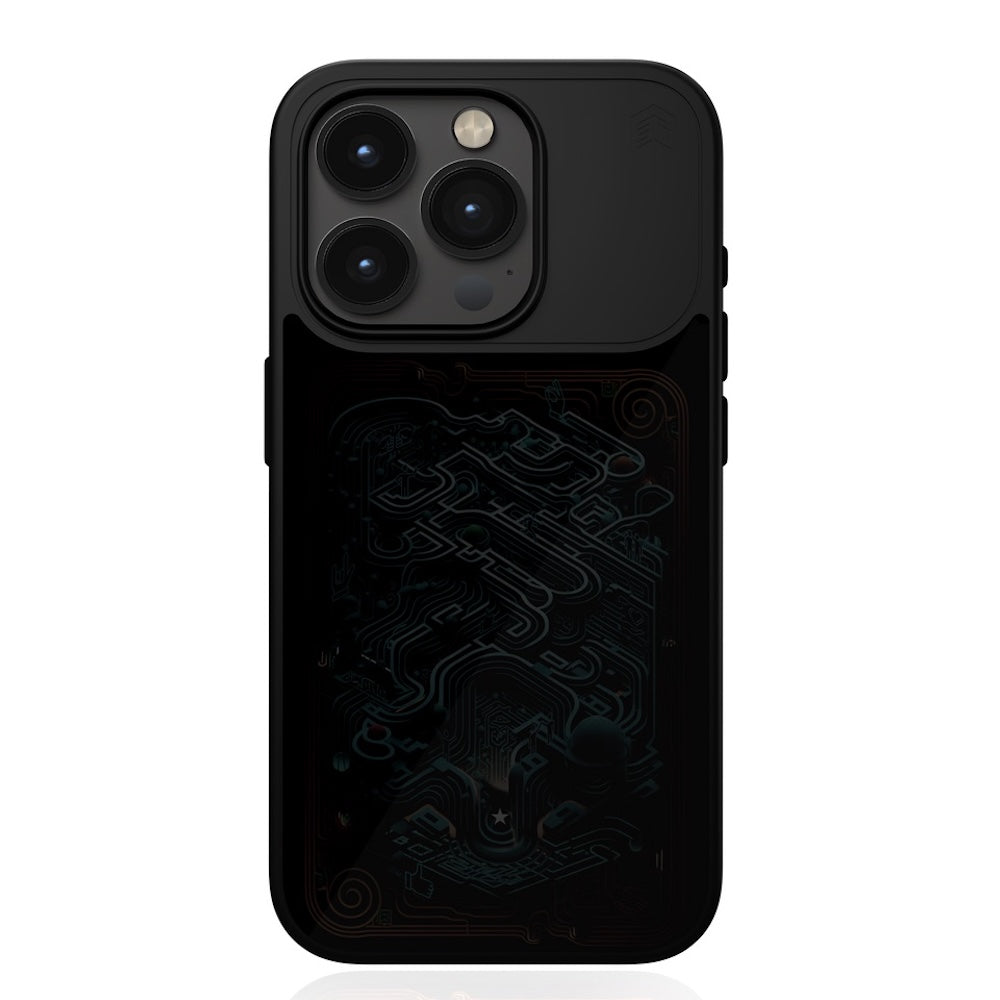STM Reveal Warm Magsafe Case iPhone 15 Pro - Black Realm