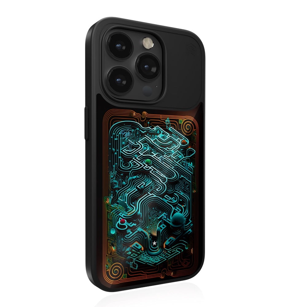 STM Reveal Warm Magsafe Case iPhone 15 Pro - Black Realm